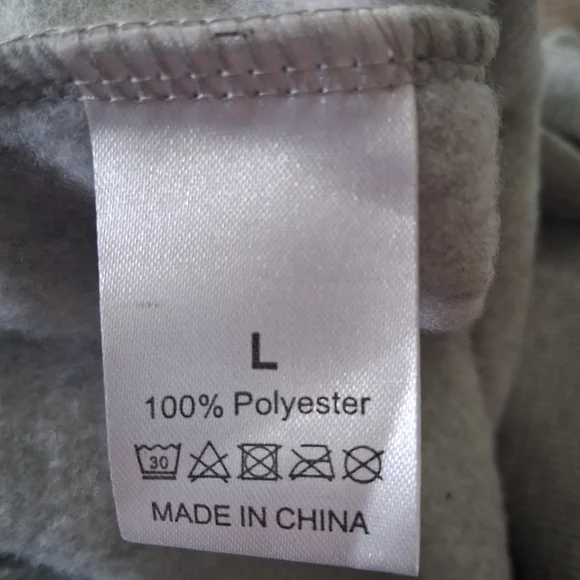 Gray Crewneck Sweater with Graphic Design Pit 23 Streatch 26 - Picture 3 of 4